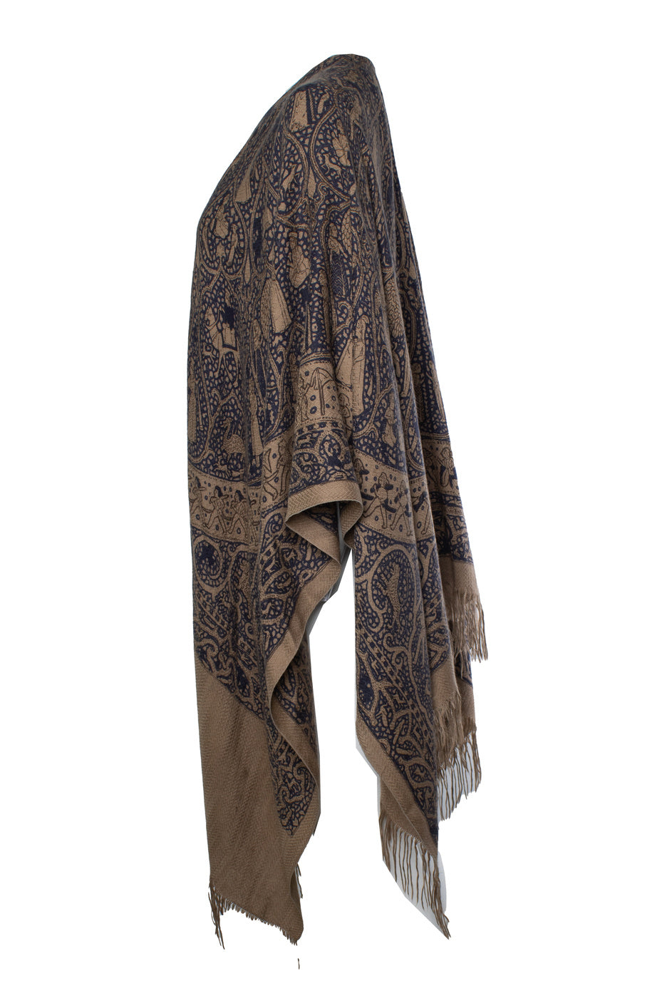 Hermes, Lalbhai dalpatbhai cashmere poncho