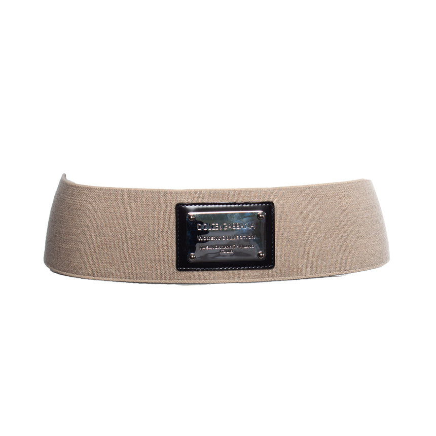 Dolce & Gabbana, Fabric waist stretch belt