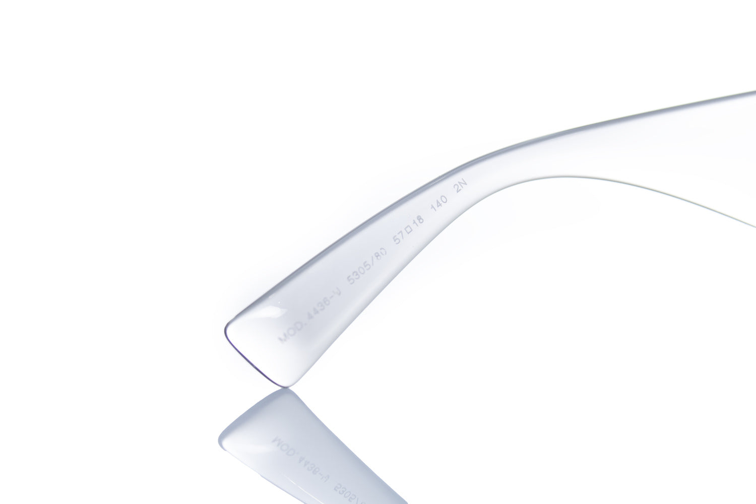 Versace, transparent shield medusa sunglasses