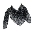 Saint Laurent, leopard printed square scarf