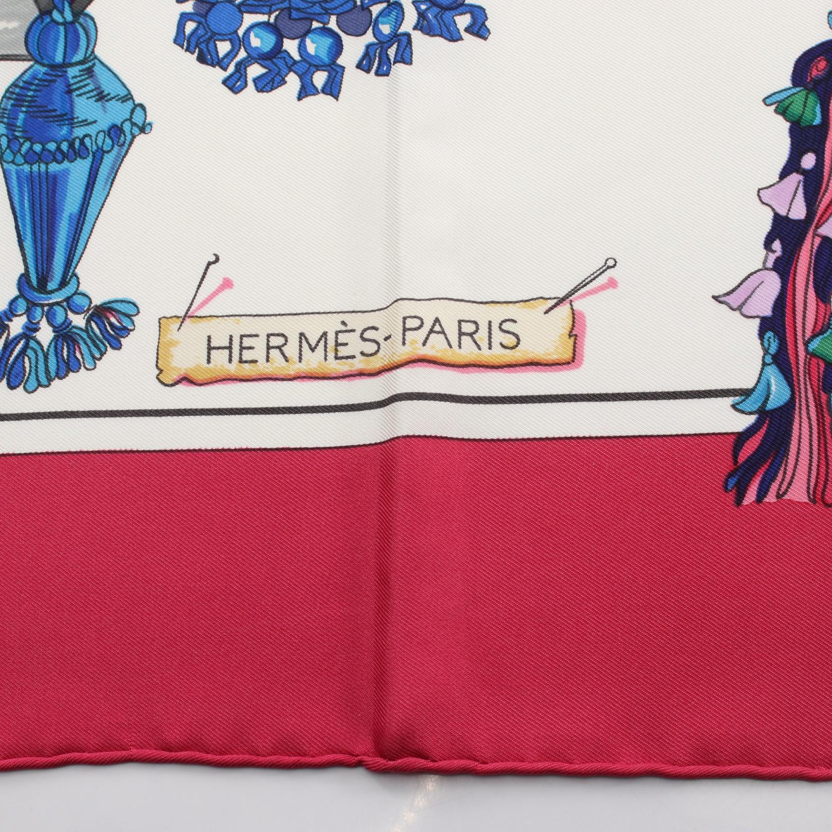 Hermes Carre90 Pasementerie Silk Scarf