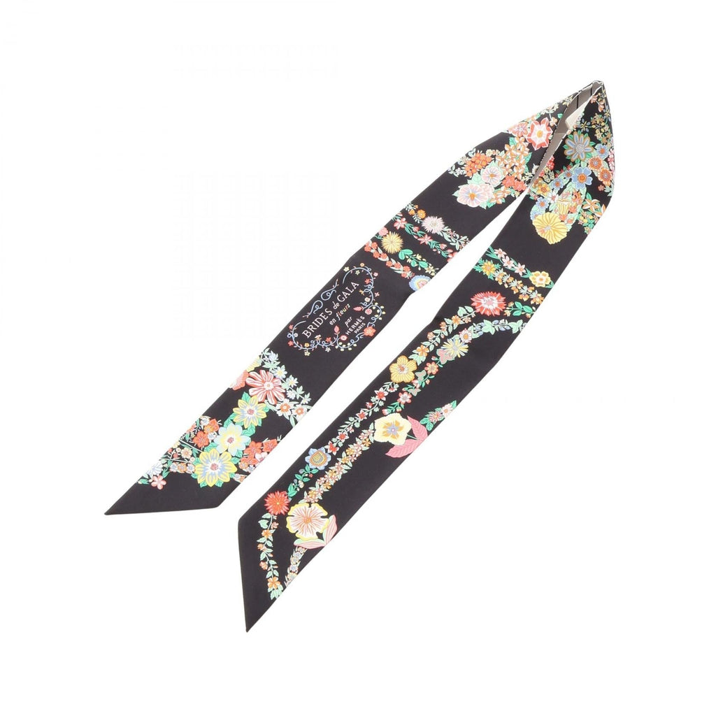 Hermes Brides de Gala en Fleurs Silk Scarf