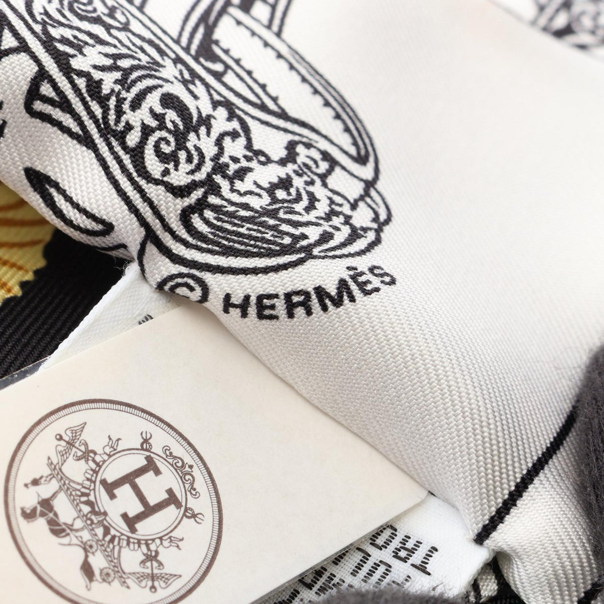 Hermes Brides de Gala en Fleurs Silk Scarf