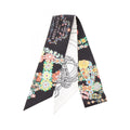 Hermes Brides de Gala en Fleurs Silk Twilly Scarf