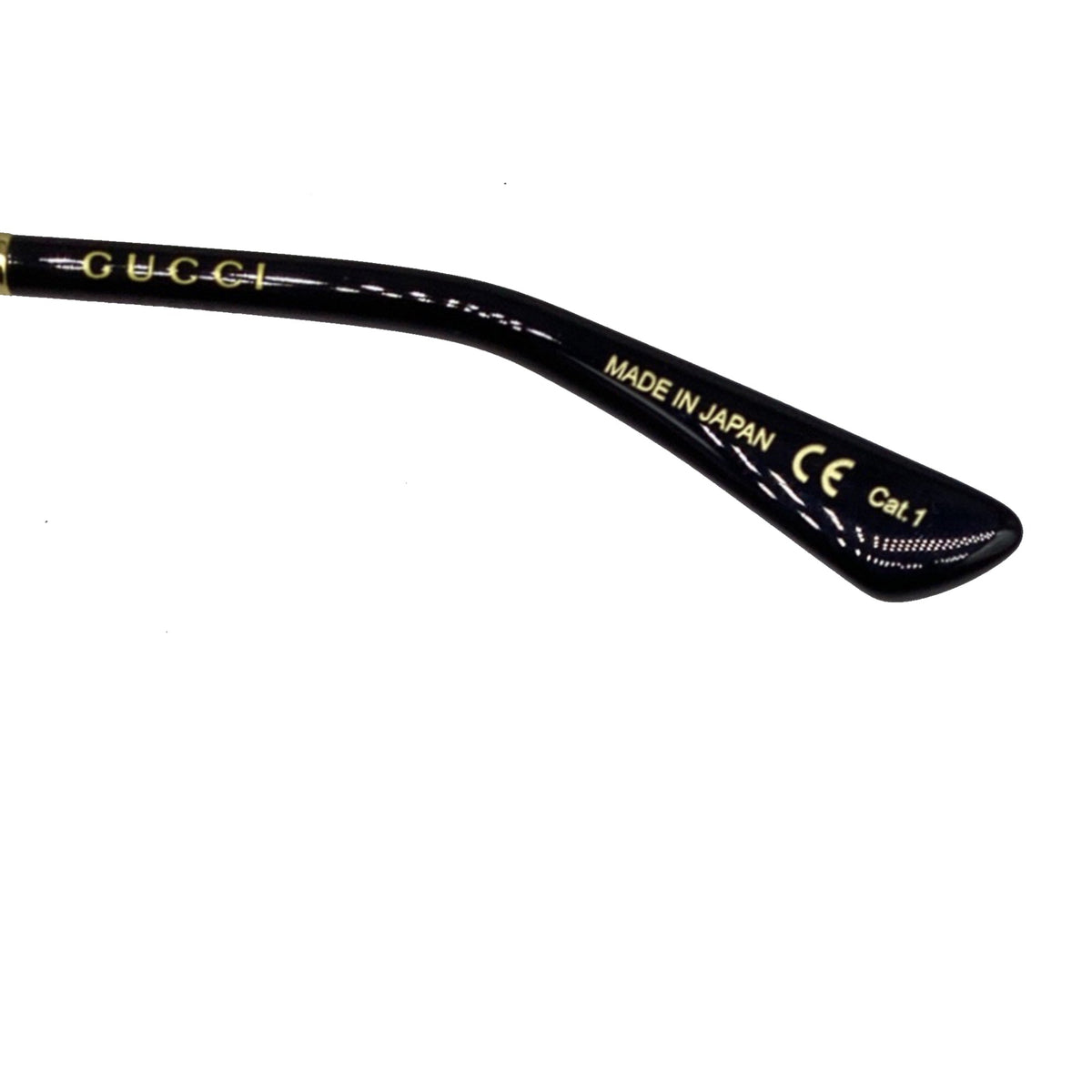 Gucci GG0595S Bamboo Round-Framed Sunglasses in Gold Metal