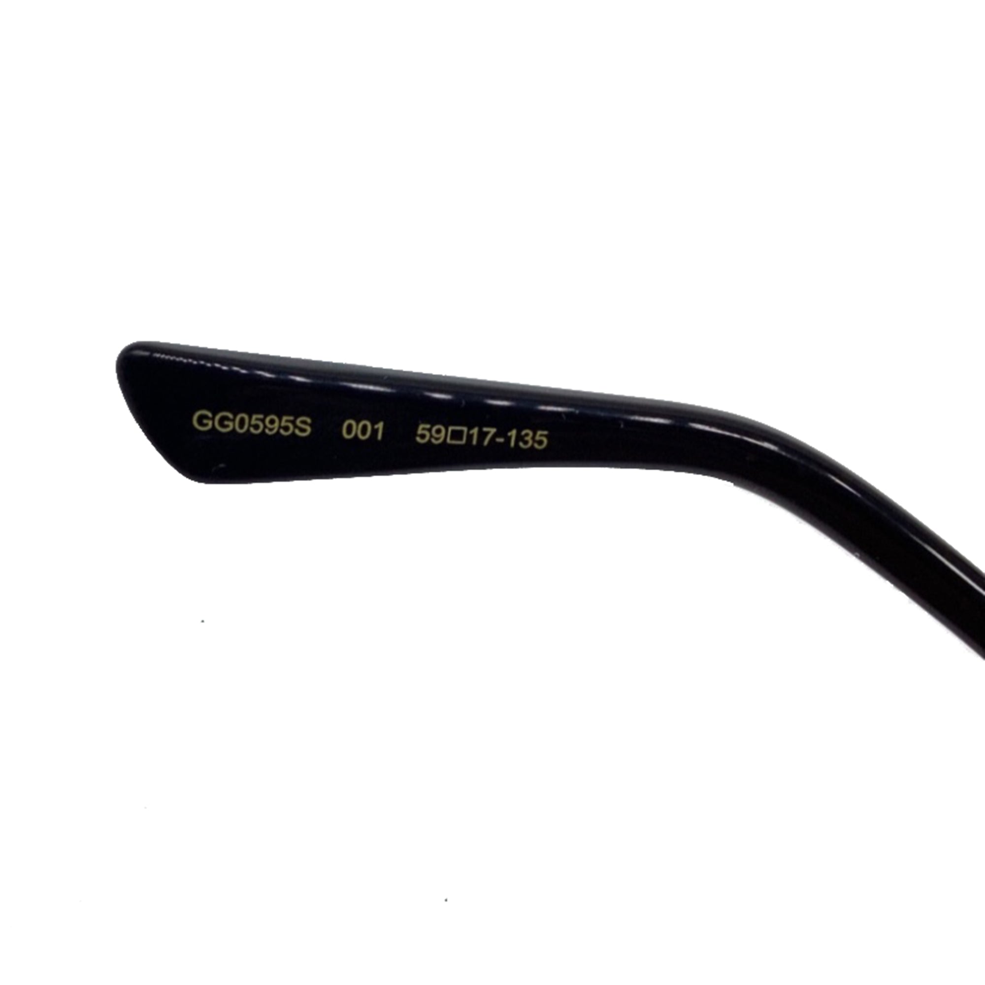 Gucci GG0595S Bamboo Round-Framed Sunglasses in Gold Metal