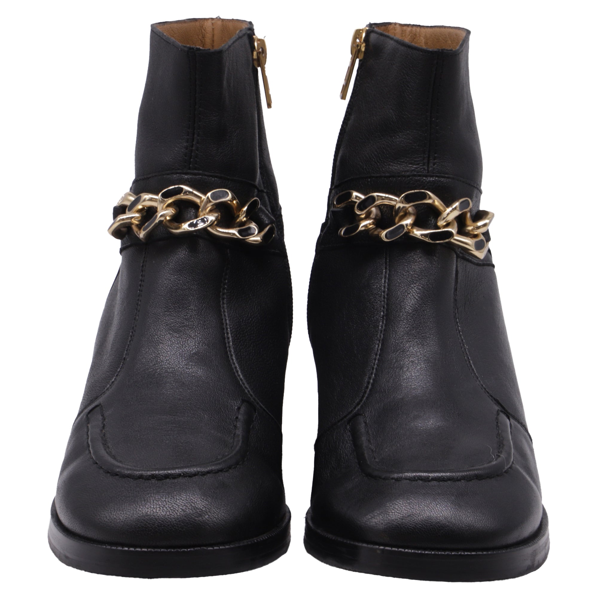 Women's See by Chloé Mahe Ankle Boots in Black Leather