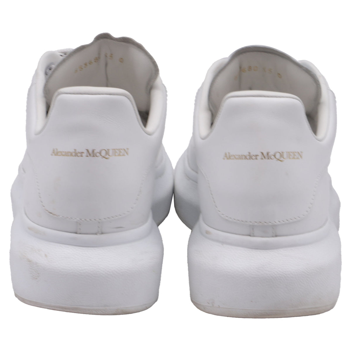 Men's Alexander McQueen Oversized Platform Sneakers in White Leather