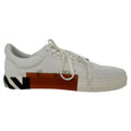 Women's Off-White Vulcanized Eco Sneakers in White Canvas
