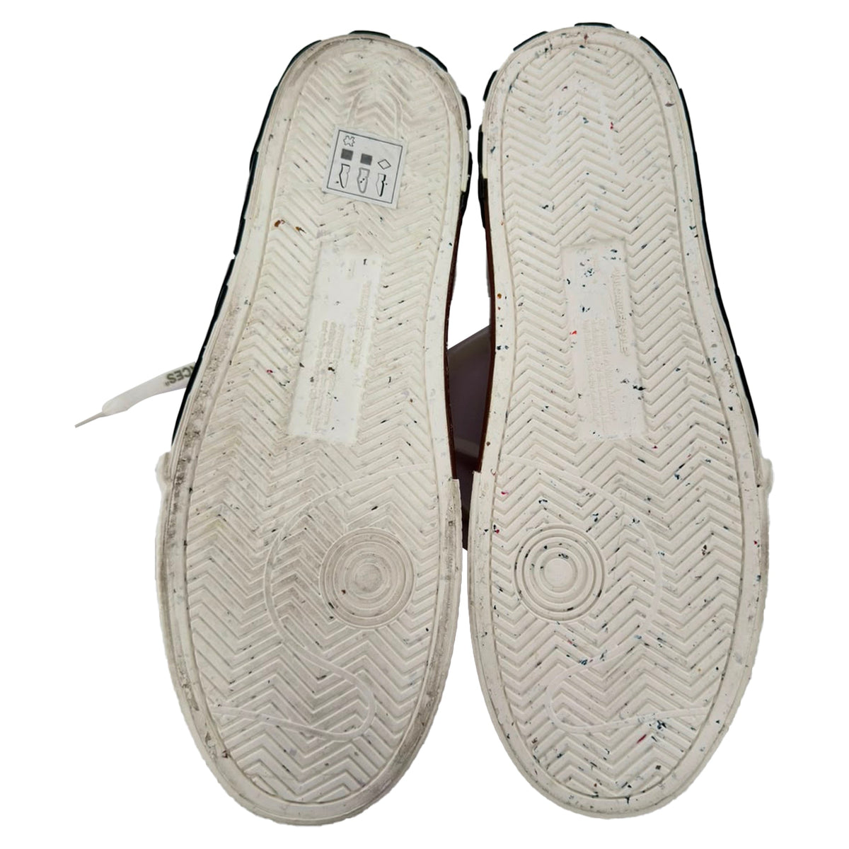 Women's Off-White Vulcanized Eco Sneakers in White Canvas