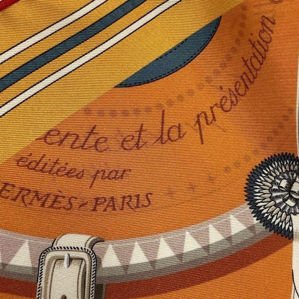 Hermes Carre90 Double Face Silk Scarf