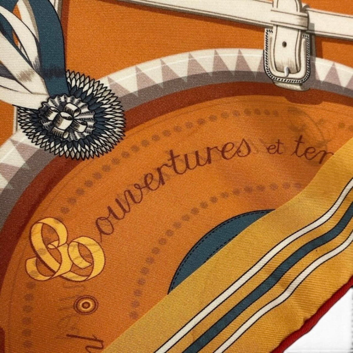 Hermes Carre90 Double Face Silk Scarf