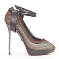 Women's Lanvin 2011 Fishnet Mesh Pin Heels