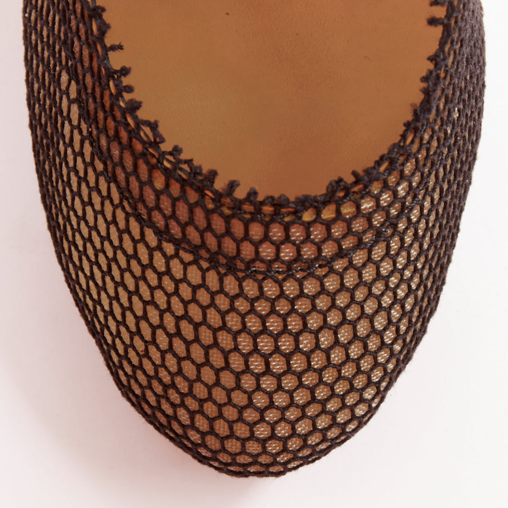 Women's Lanvin 2011 Fishnet Mesh Pin Heels