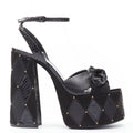 Women's Saint Laurent Paige Patchwork Stud Sandals