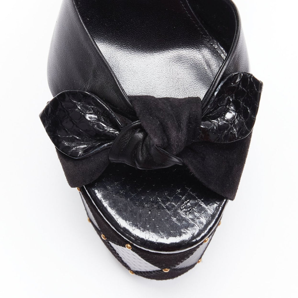 Women's Saint Laurent Paige Patchwork Stud Sandals