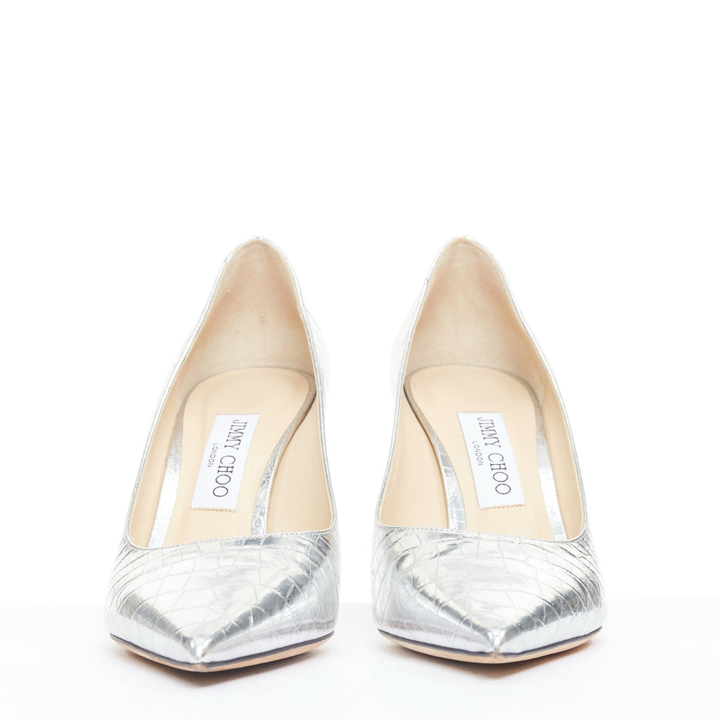Women's Jimmy Choo Leather Pointy Pumps