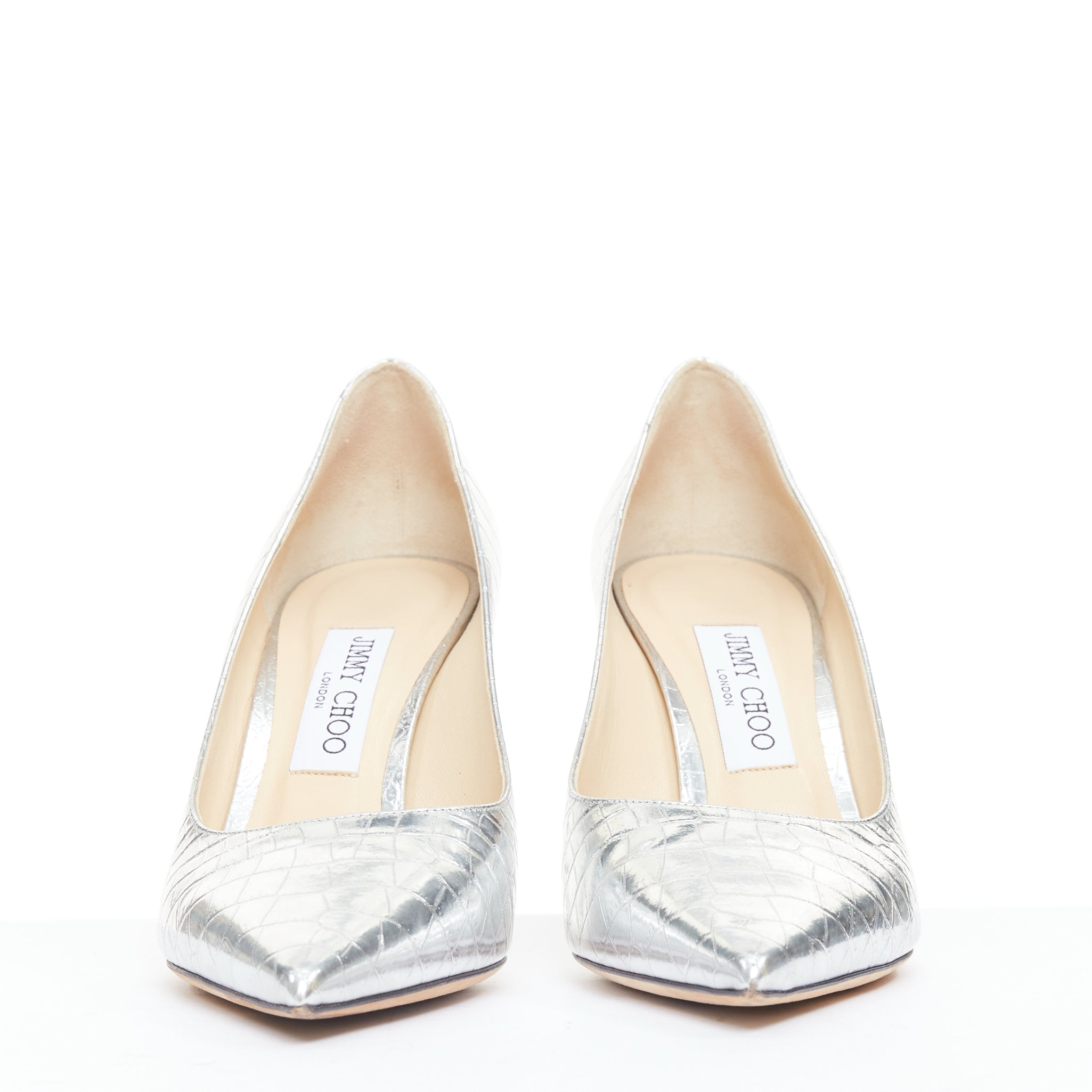 Women's Jimmy Choo Leather Pointy Pumps