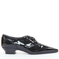 Women's Chanel 2018 Patent Pointed Oxford