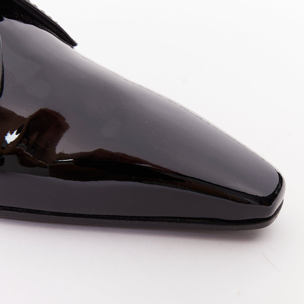 Women's Chanel 2018 Patent Pointed Oxford