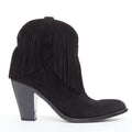 Women's Saint Laurent Curtis Suede Western Boots