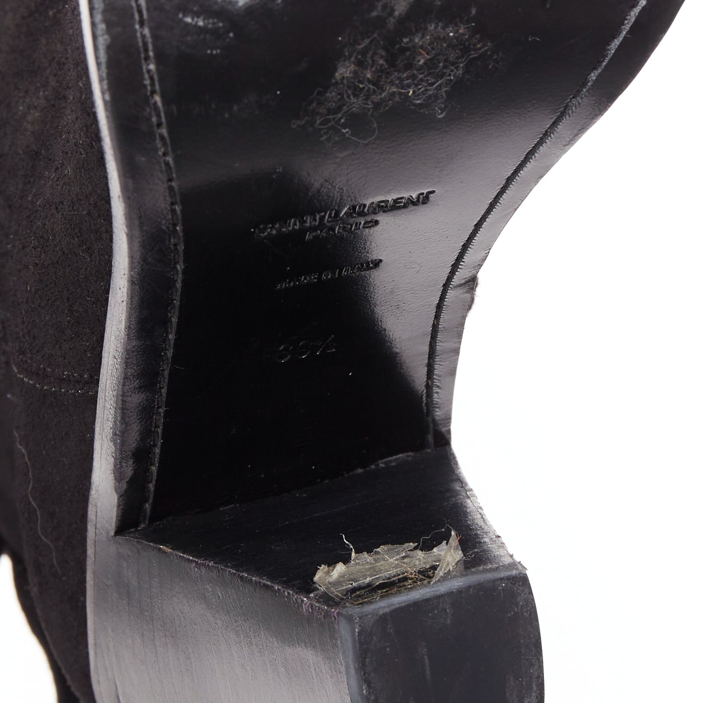 Women's Saint Laurent Curtis Suede Western Boots