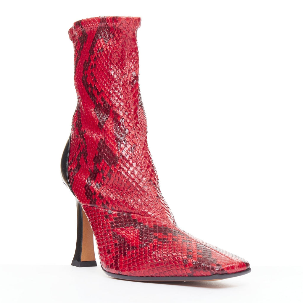 Women's Celine Madame Flared Leather Boots