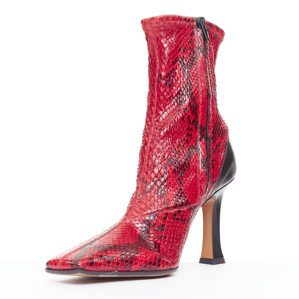Women's Celine Madame Flared Leather Boots
