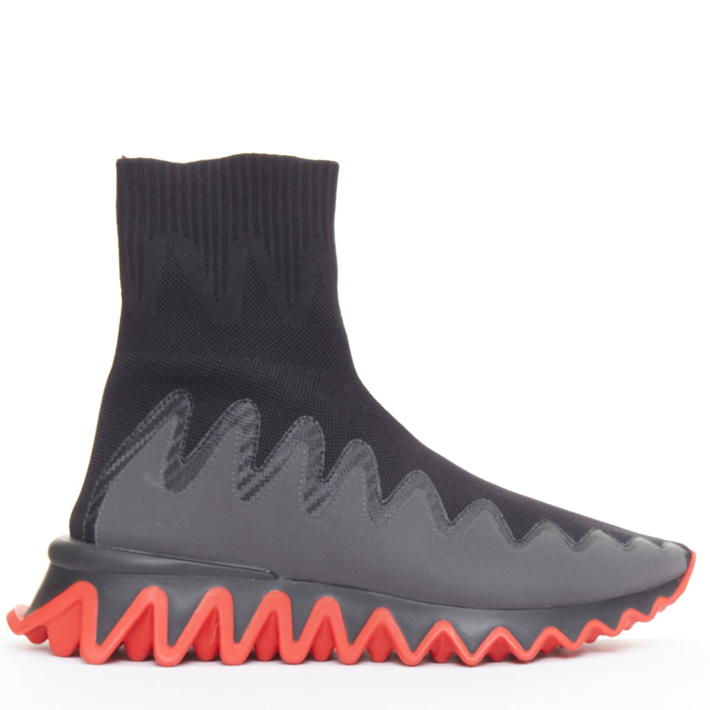 Men's Christian Louboutin Sock Ankle Sneaker