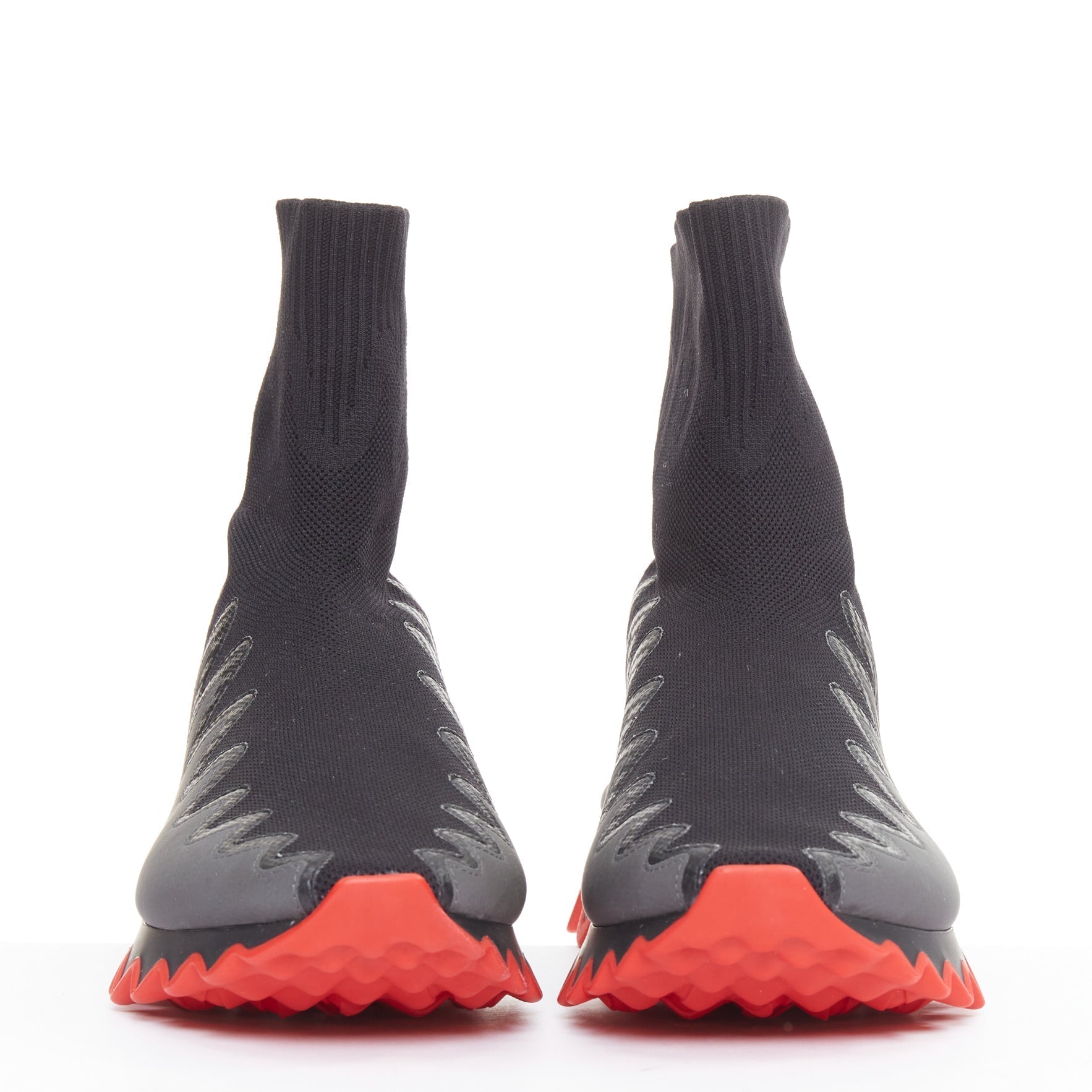 Men's Christian Louboutin Sock Ankle Sneaker