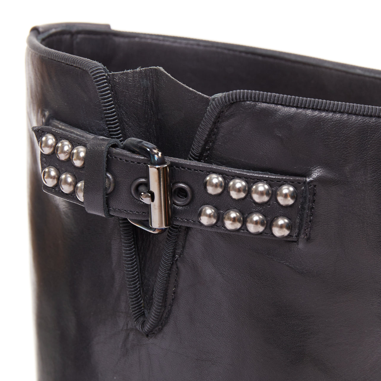 Women's Christian Louboutin Studded Wedged Boots