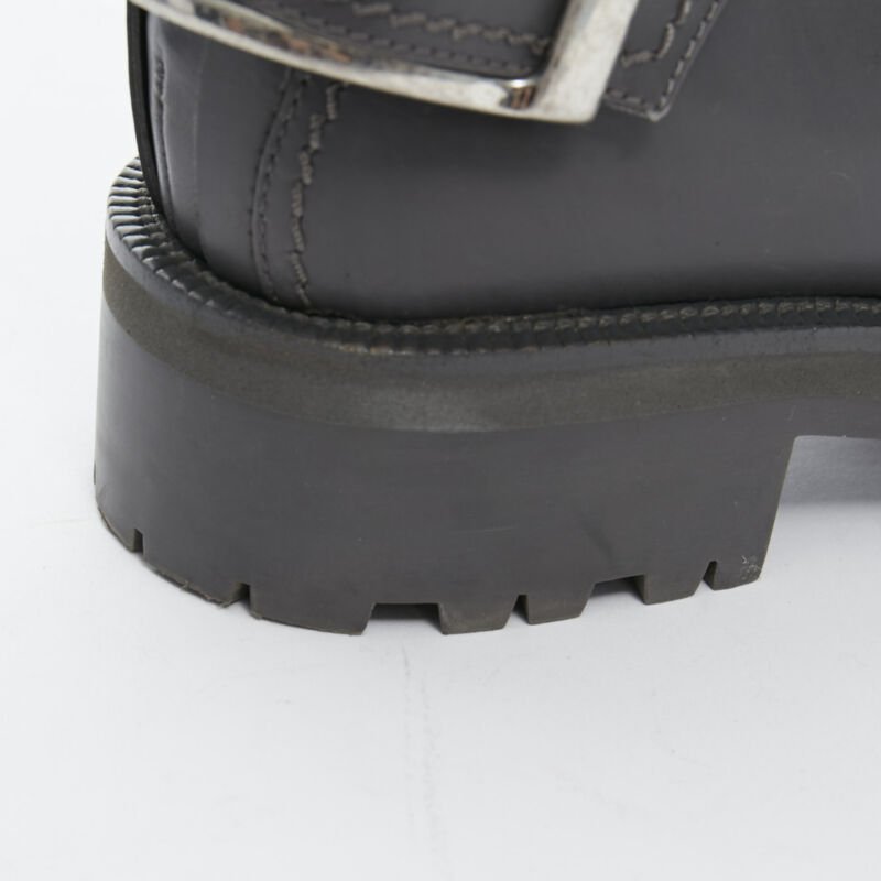 Women's Alexander Mcqueen Leather Fur Combat Boot