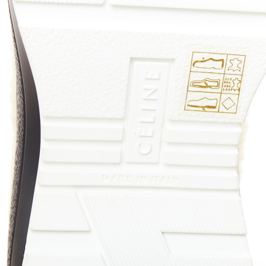 Women's Celine Delivery Shearling Sneakers