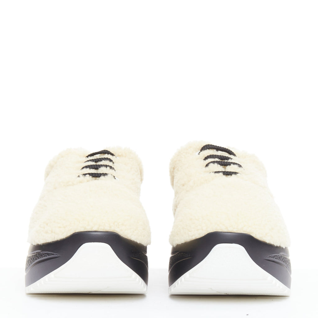 Women's Celine Delivery Shearling Sneakers