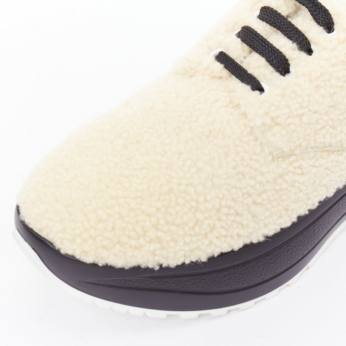 Women's Celine Delivery Shearling Sneakers