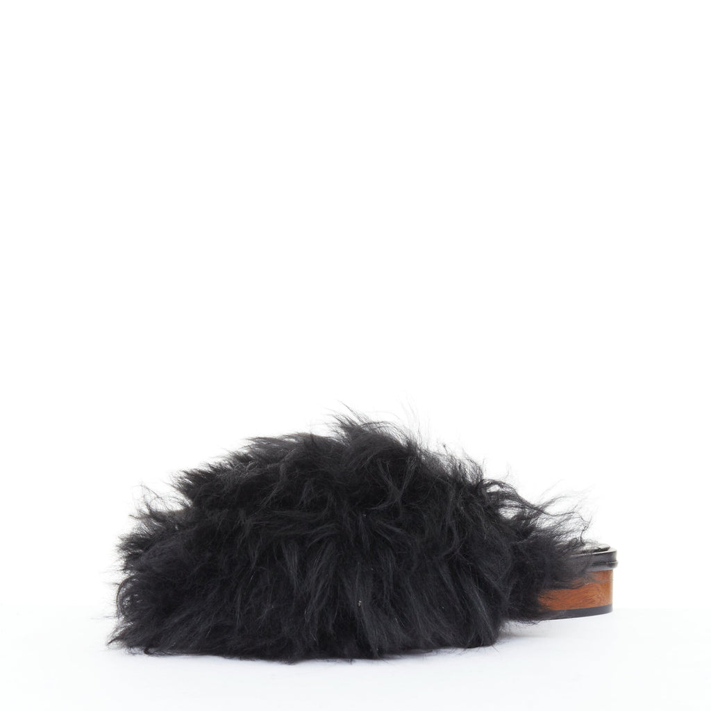 Women's Chanel Lamb Fur Fluffy Slippers