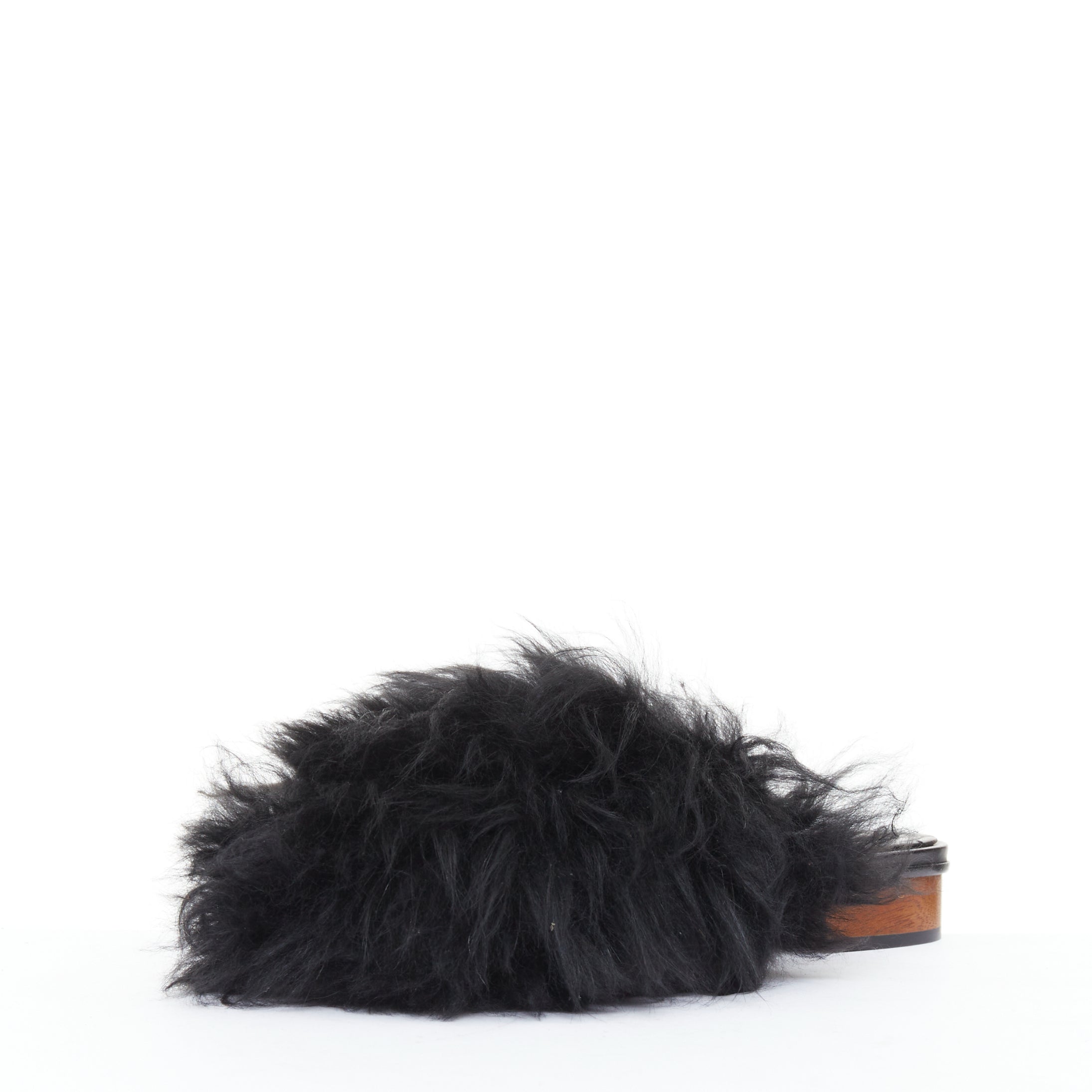 Women's Chanel Lamb Fur Fluffy Slippers