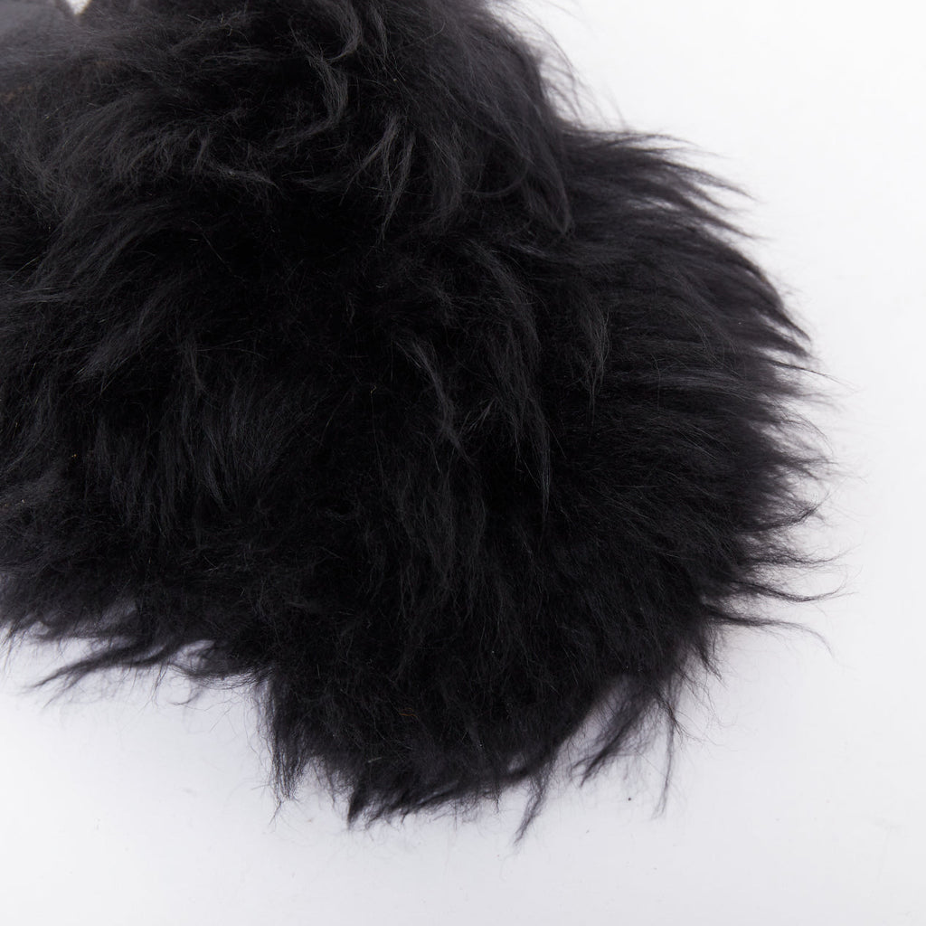 Women's Chanel Lamb Fur Fluffy Slippers