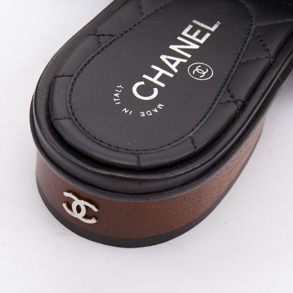 Women's Chanel Lamb Fur Fluffy Slippers
