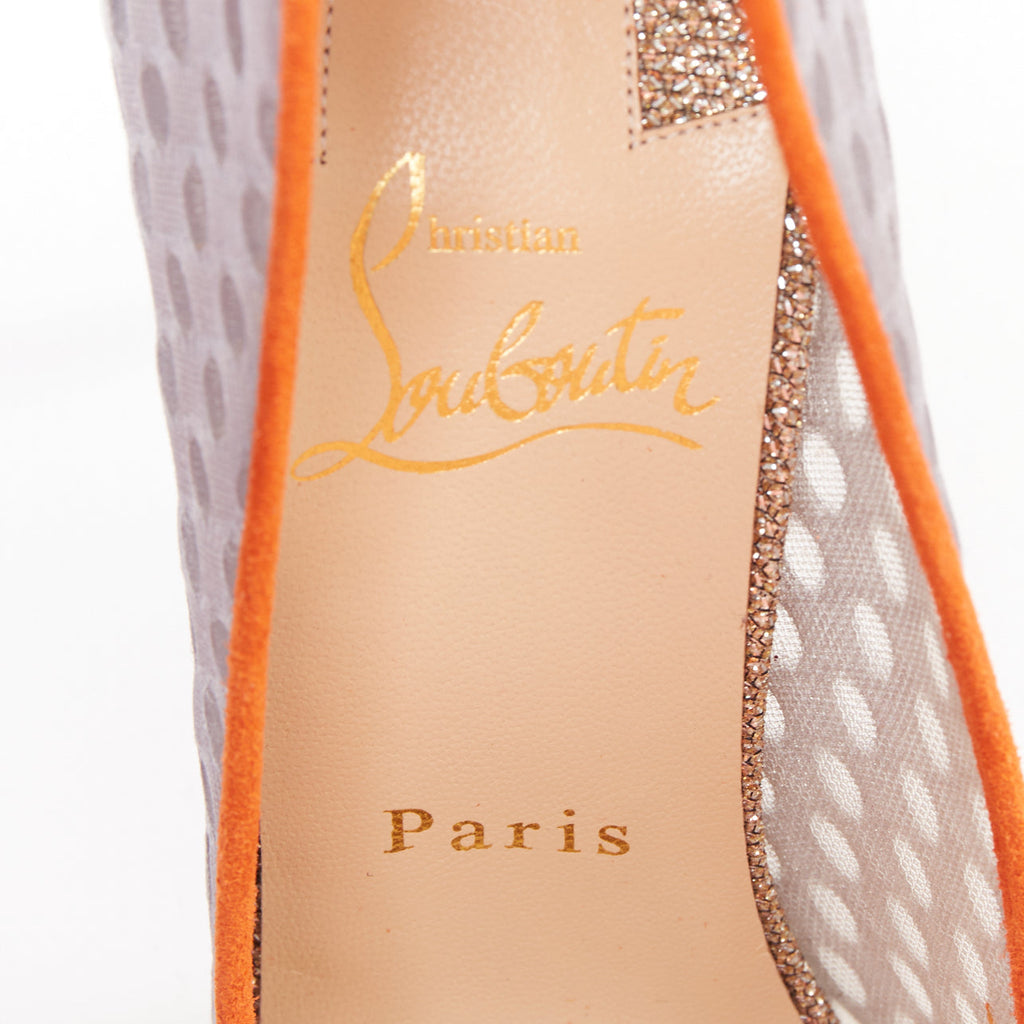 Women's Christian Louboutin Silver Pump