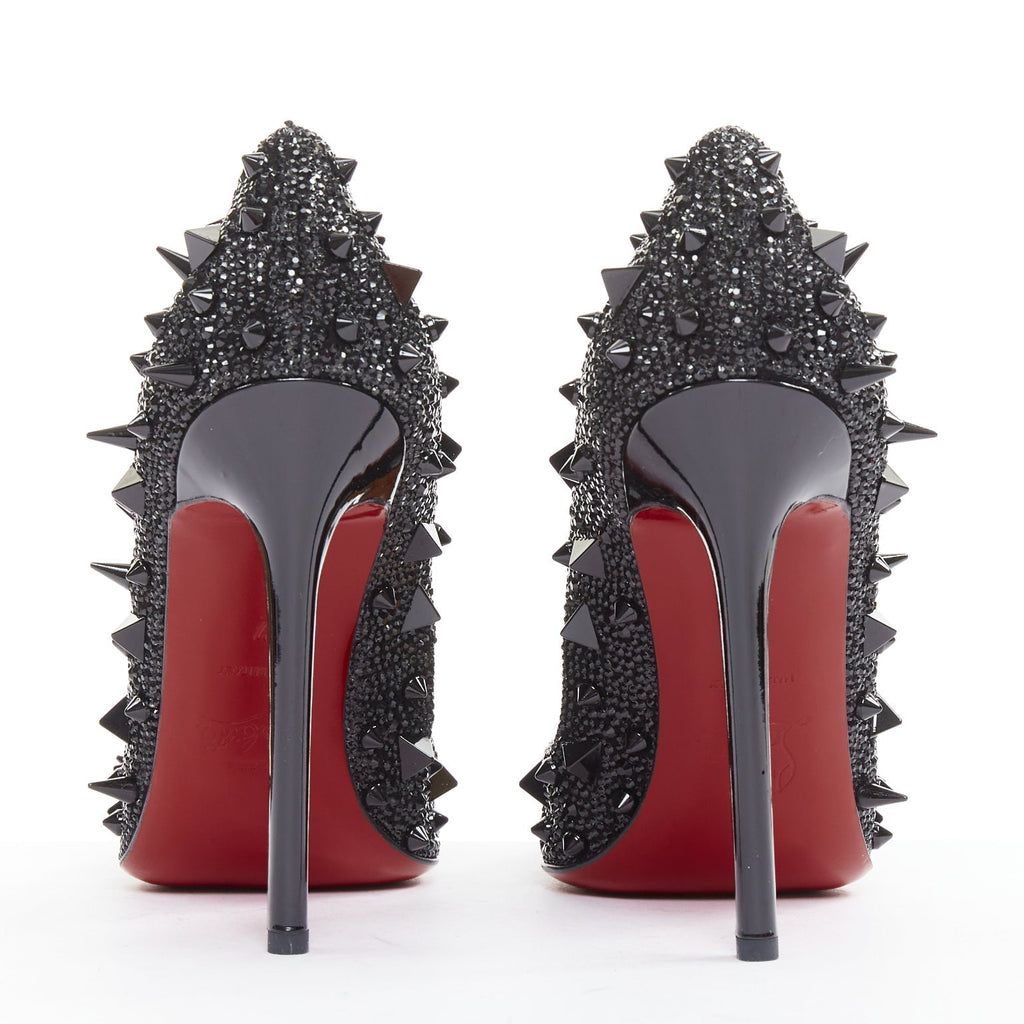 Women's Christian Louboutin Crystal Spike Pumps