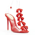 Women's Christian Louboutin PVC Grosgrain Heels
