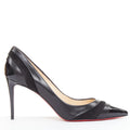 Women's Christian Louboutin Suede Pointed Pumps