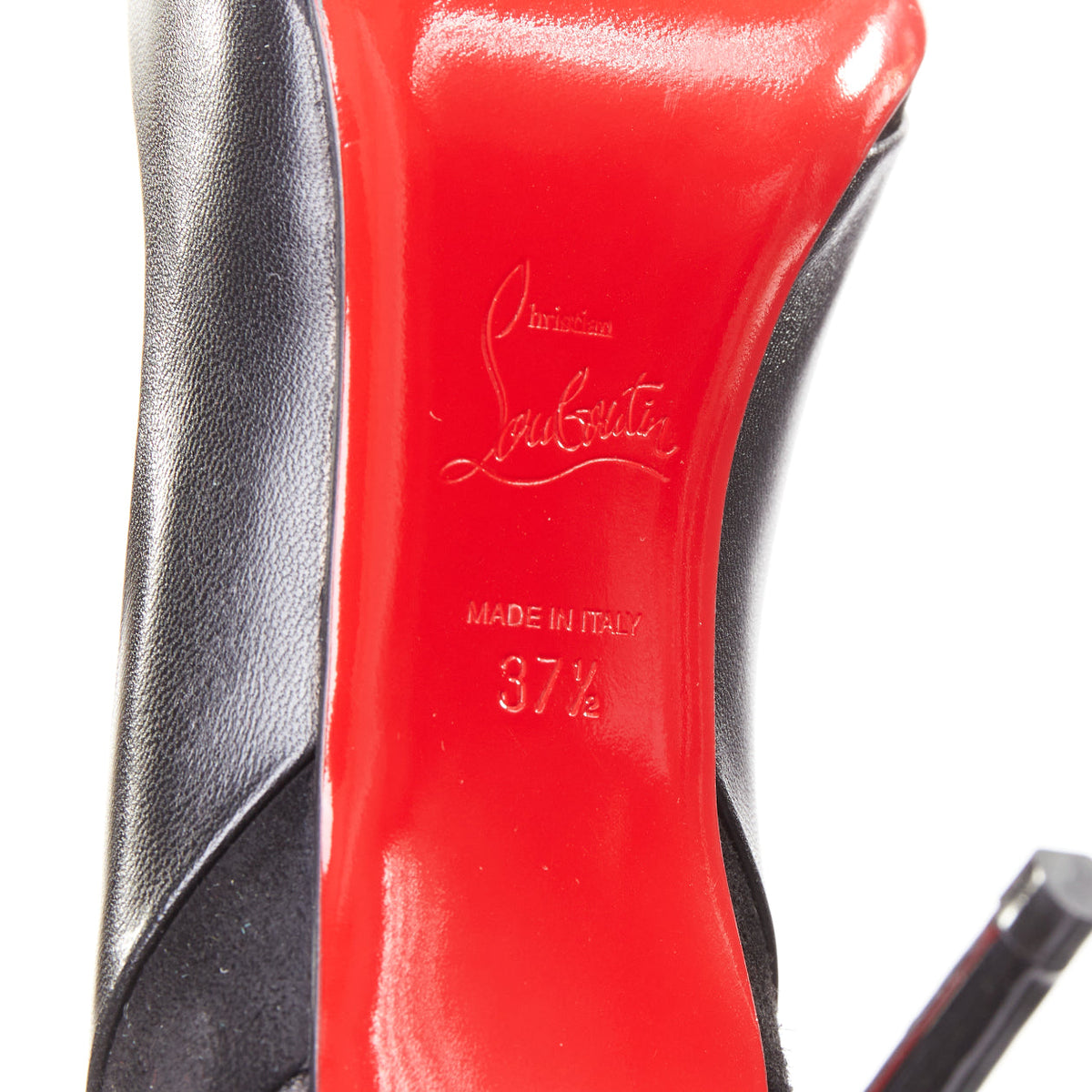 Women's Christian Louboutin Suede Pointed Pumps
