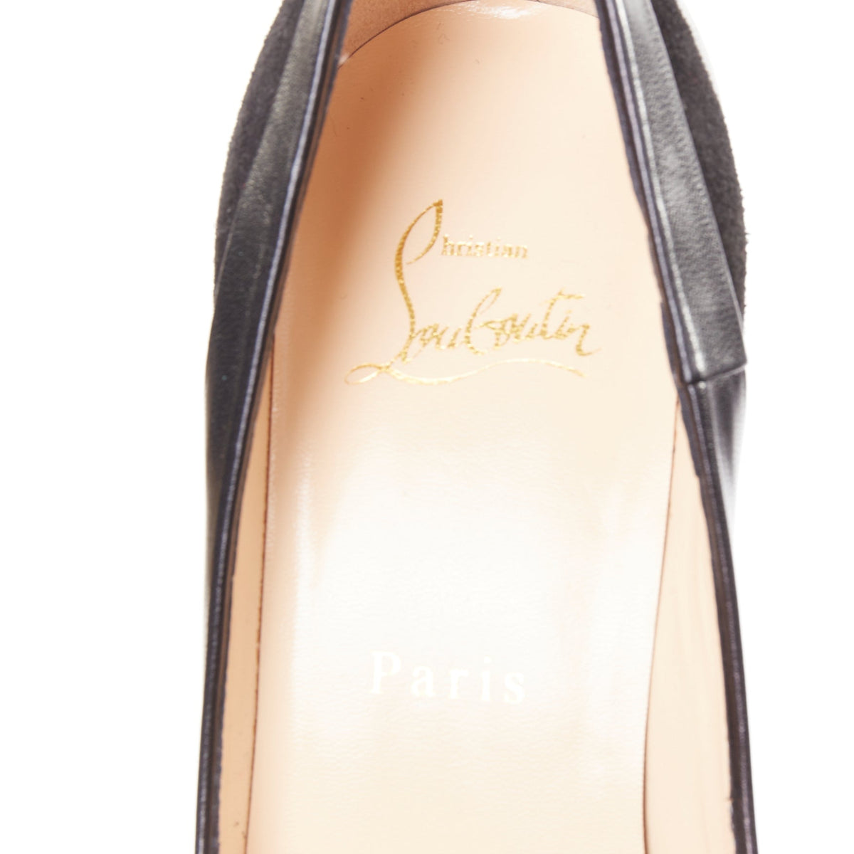 Women's Christian Louboutin Suede Pointed Pumps