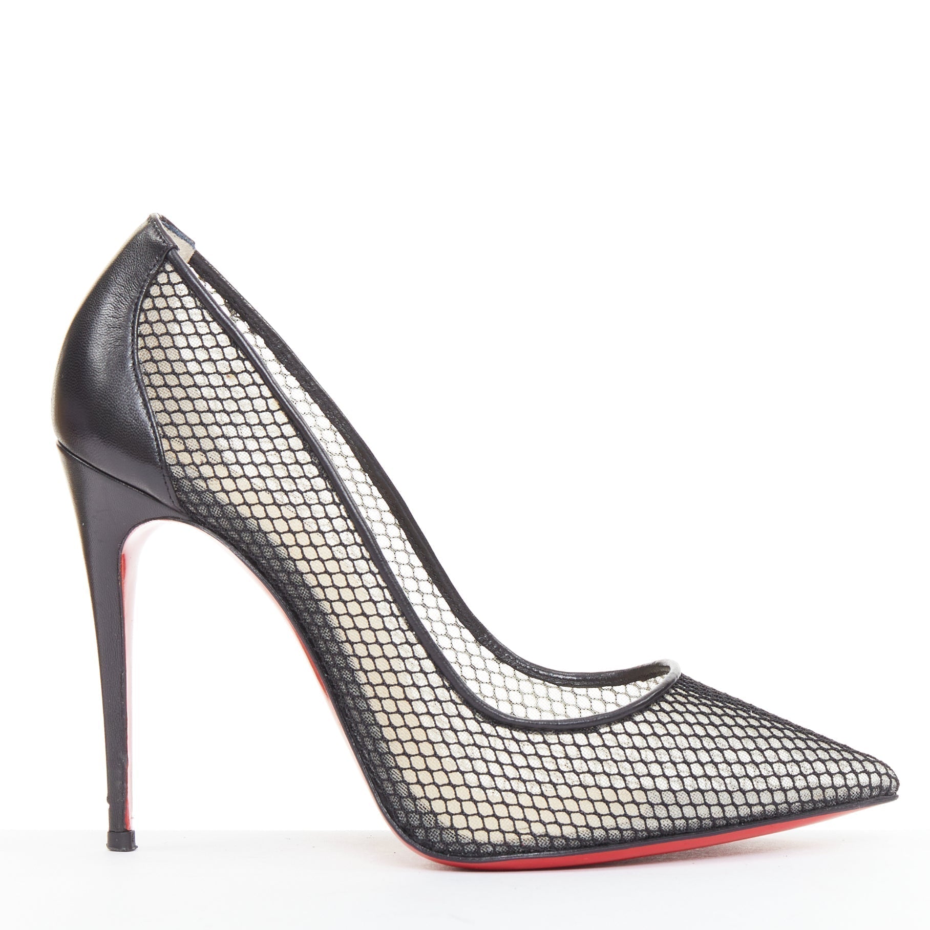 Women's Christian Louboutin Mesh Pumps