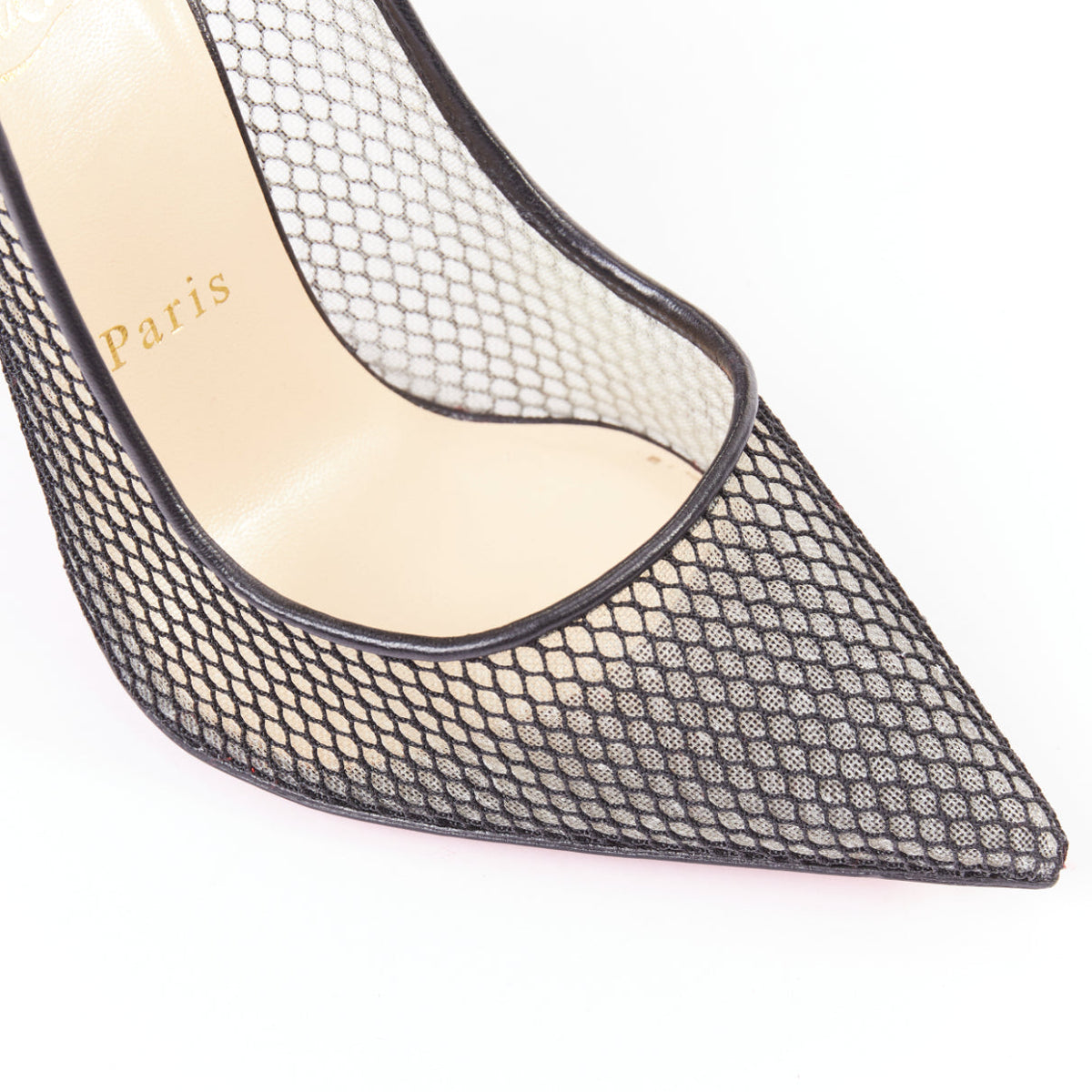 Women's Christian Louboutin Mesh Pumps