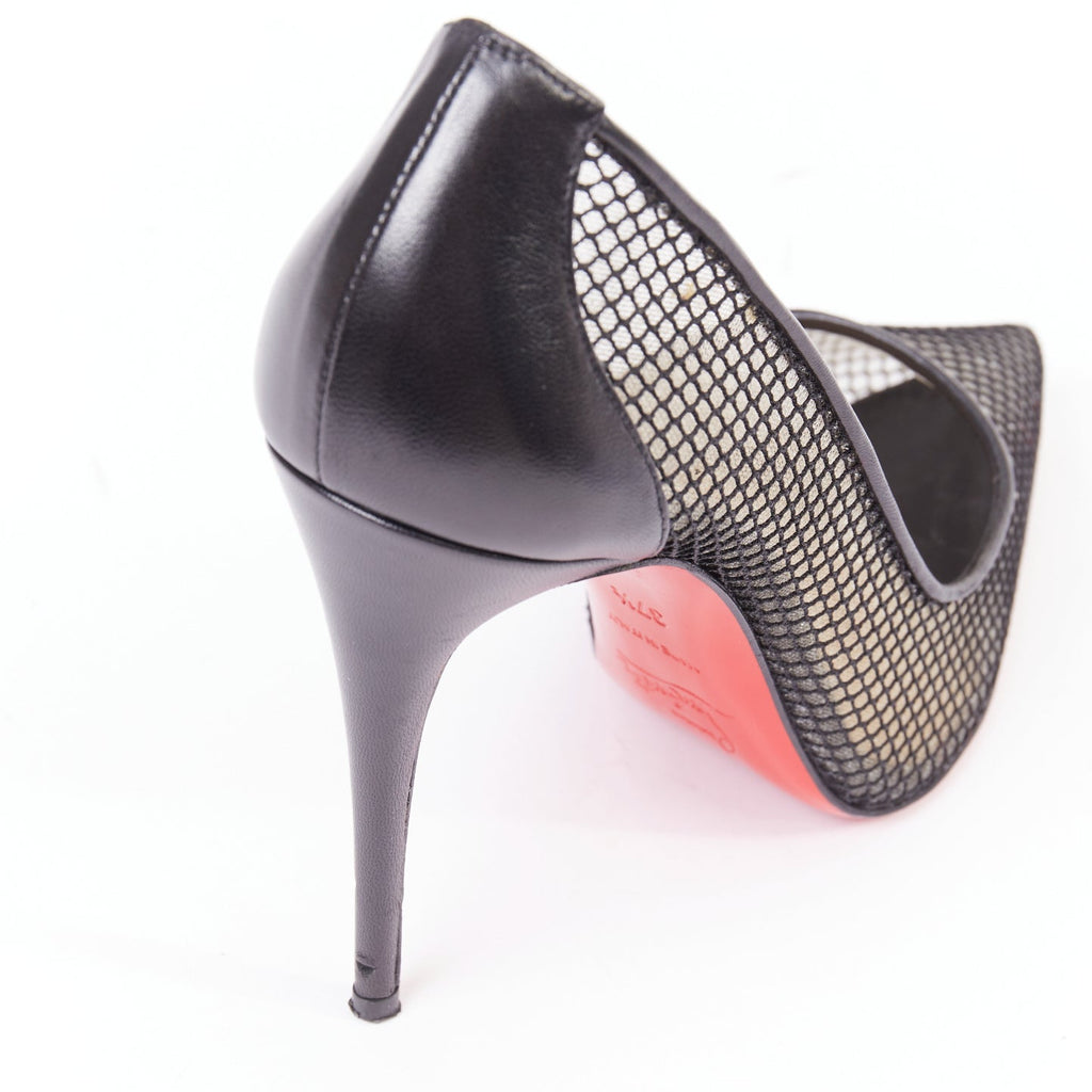 Women's Christian Louboutin Mesh Pumps