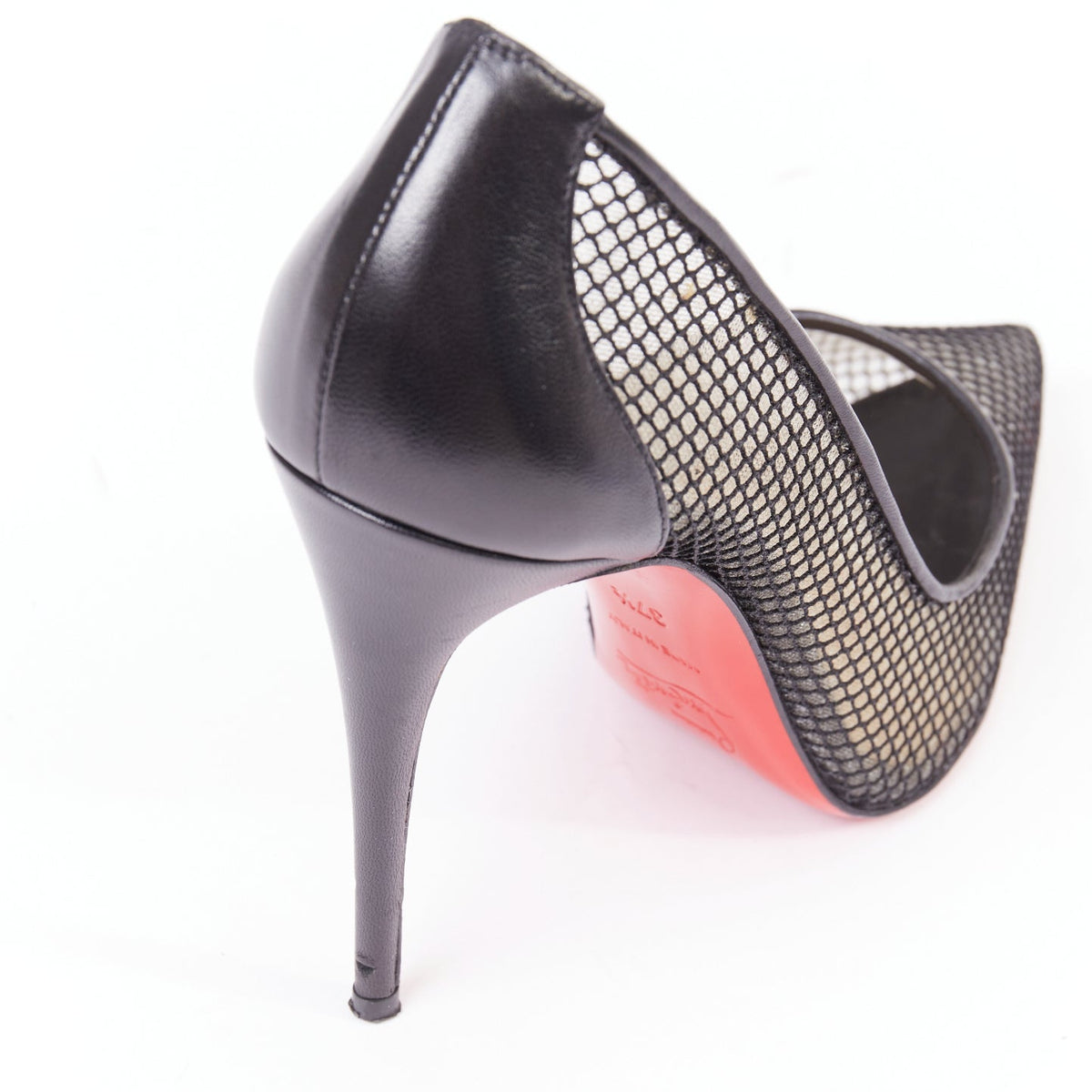 Women's Christian Louboutin Mesh Pumps