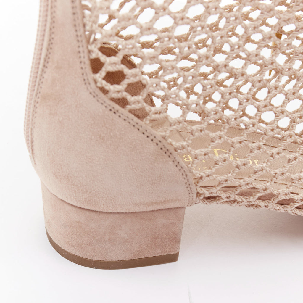 Women's Dior 2019 Suede Net Mesh Boots